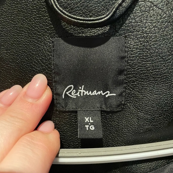 BNWOT women’s faux leather jacket - Picture 3 of 4